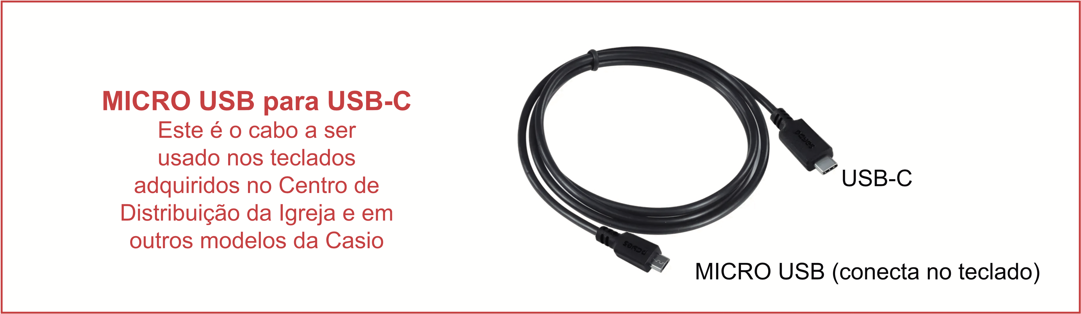 Micro USB to USB-C connection example